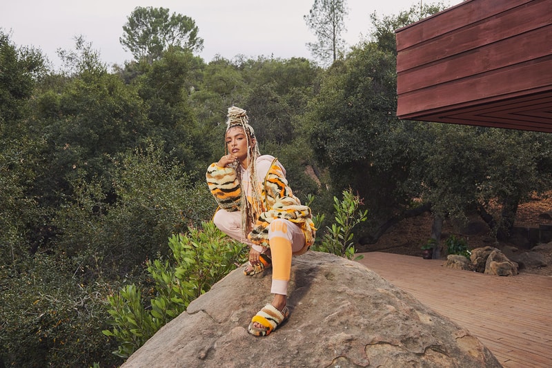 ugg spring summer collection campaign quin fluff yeah slides sandals jackets sweatpants