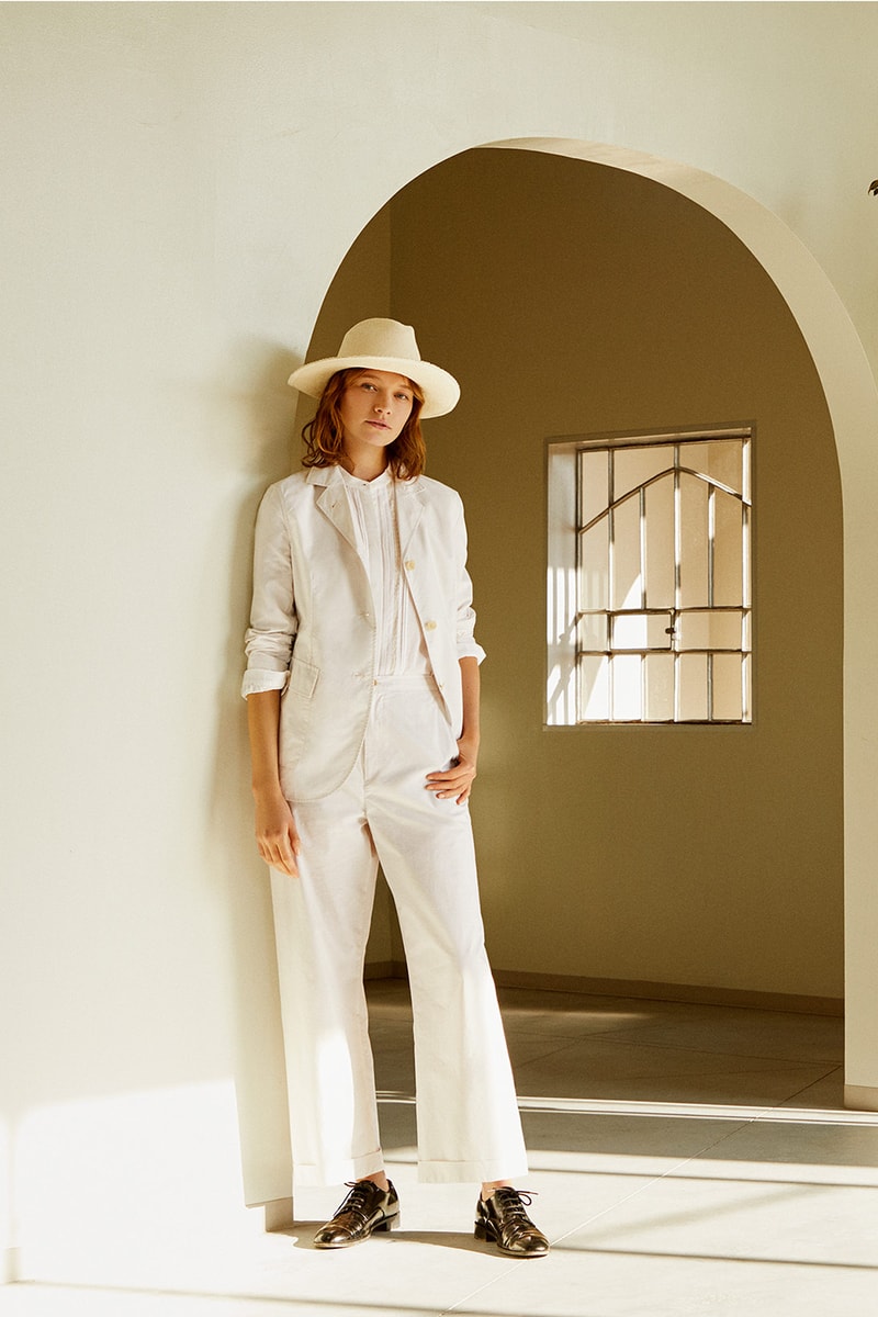 uniqlo ines de la fressange spring summer collaboration hat jacket shirt pants shoes