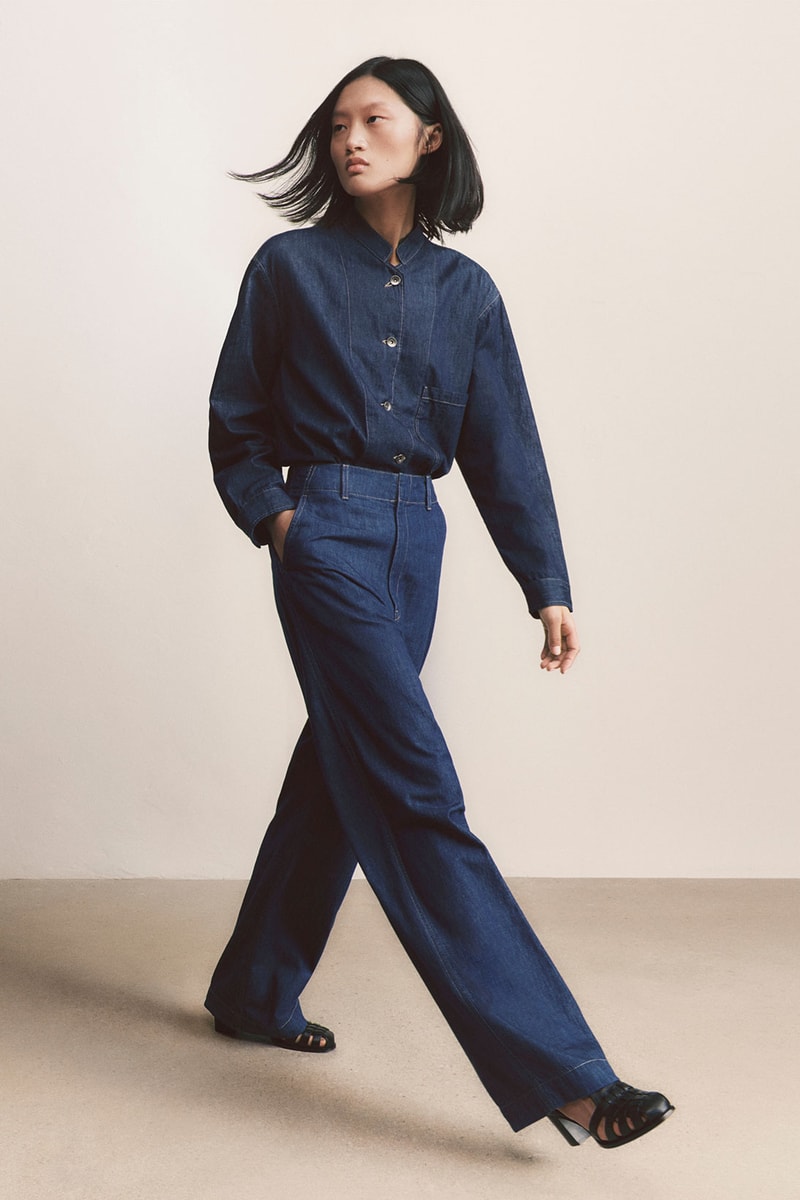 uniqlo u spring summer collection denim jacket pants jeans shoes