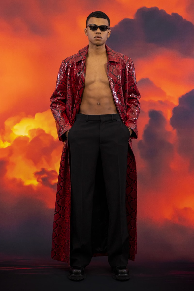 vetements fall winter full collection paris fashion week mens pfw matrix inspired jackets suits coats guram gvasalia