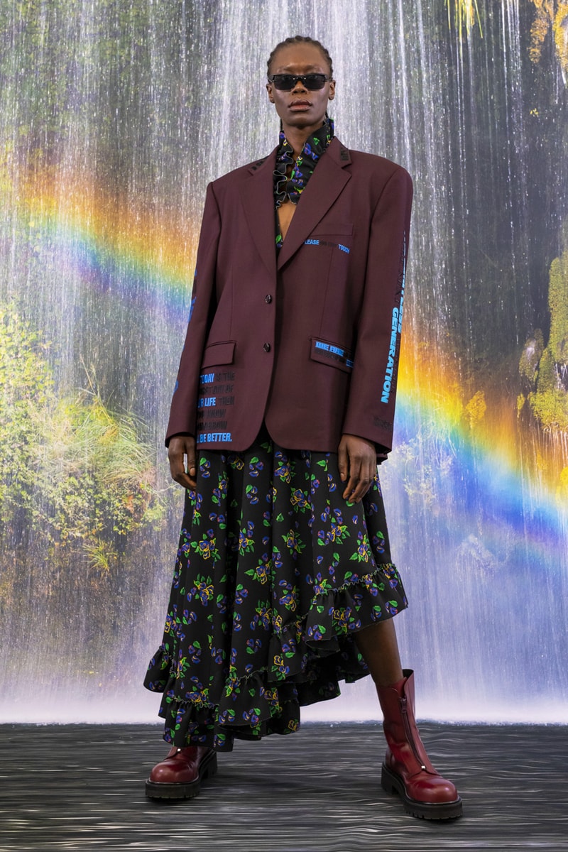 vetements fall winter full collection paris fashion week mens pfw matrix inspired jackets suits coats guram gvasalia
