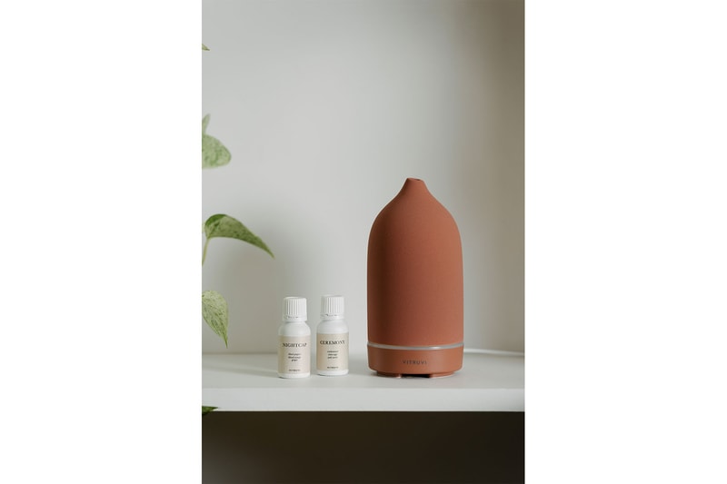 vitruvi stone diffusers essential oils colors honey yellow homeware decor items ideas