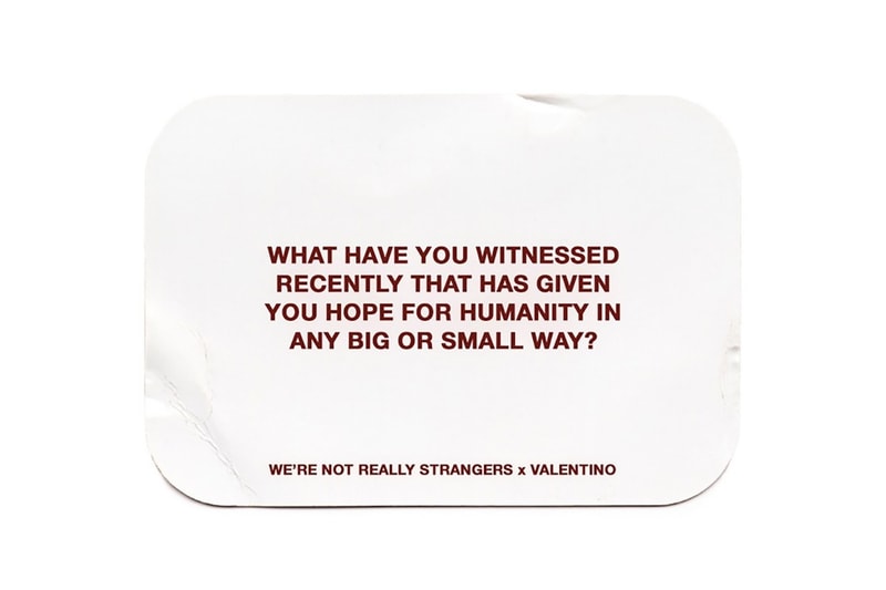 were not really strangers koreen valentino collaboration card game
