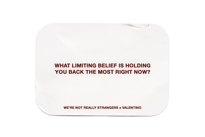 were not really strangers koreen valentino collaboration card game