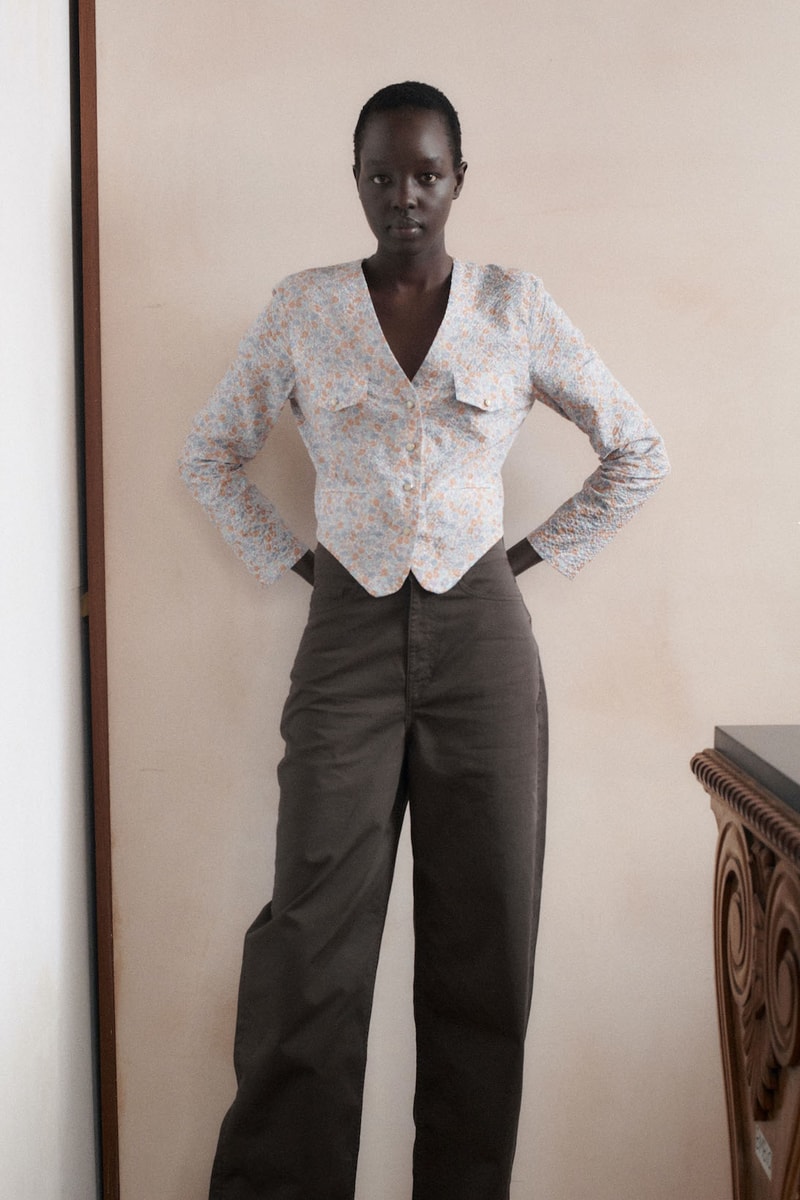 ymc spring summer 2021 collection lookbook long sleeve shirt pants gray white