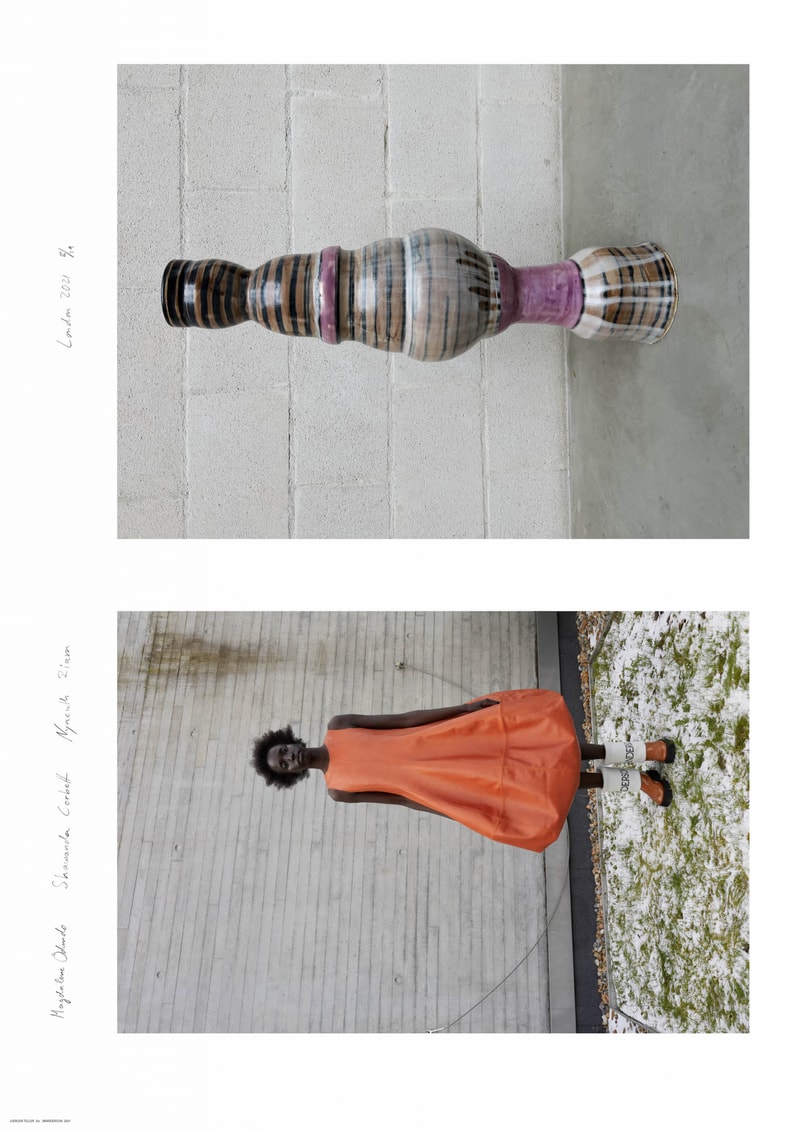 JW Anderson Fall/Winter 2021 Collection Presentation Juregen Teller Photography Posters Artist Collaborations