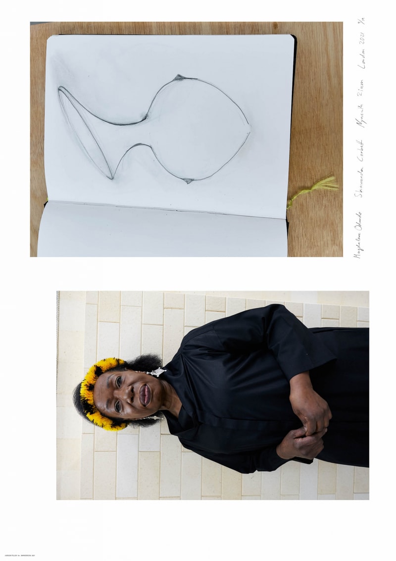 JW Anderson Fall/Winter 2021 Collection Presentation Juregen Teller Photography Posters Artist Collaborations