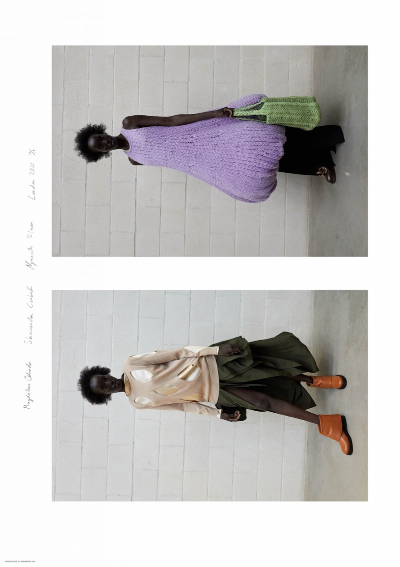 JW Anderson Fall/Winter 2021 Collection Presentation Juregen Teller Photography Posters Artist Collaborations