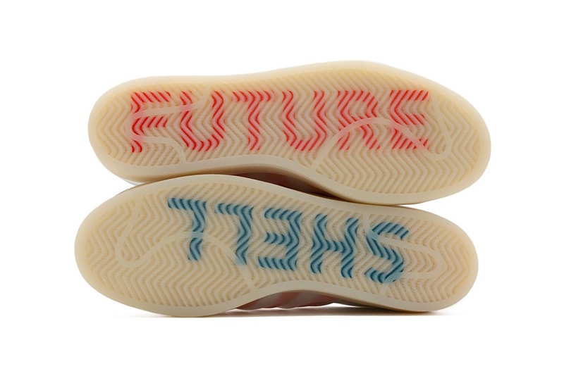adidas superstar futurshell sneakers white coral pink blue colorway footwear shoes kicks sneakerhead sole