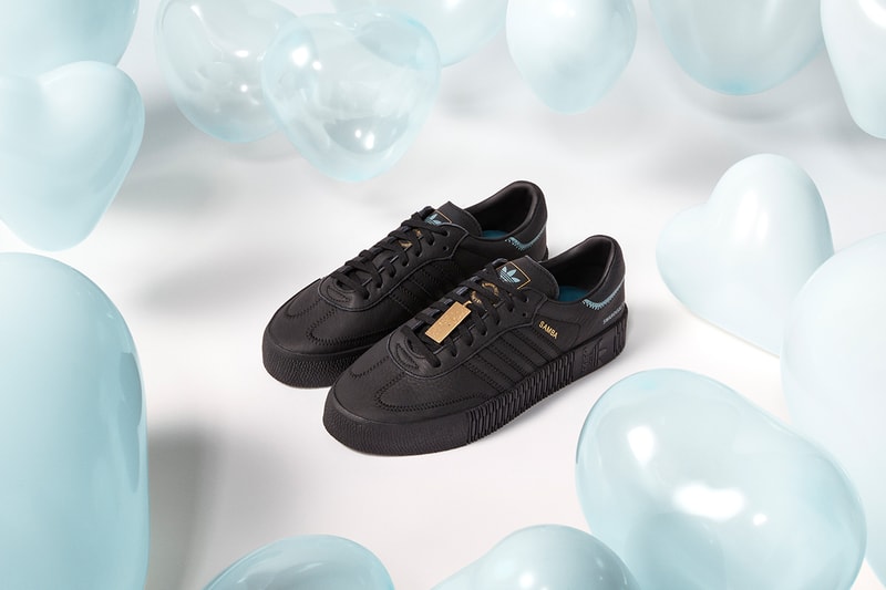 adidas valentines day apparel footwear collection swarovski sambarose black