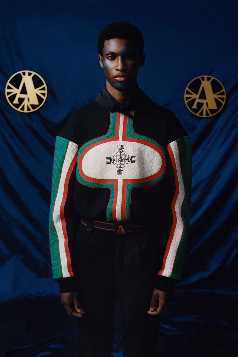 ahluwalia priya fall winter 2021 fw21 collection presentation show knit sweater