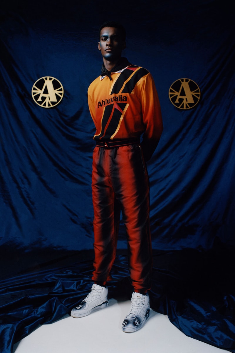 ahluwalia priya fall winter 2021 fw21 collection presentation show logo tee pants