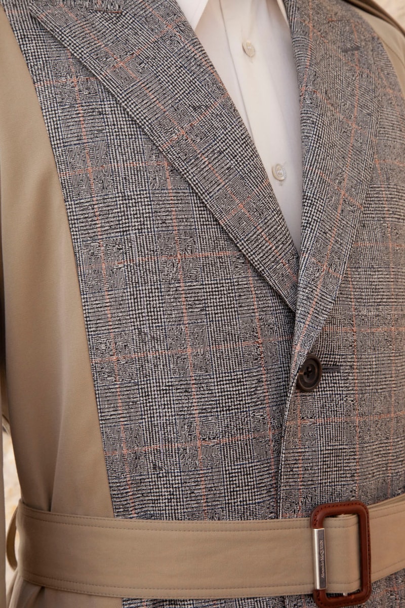 alexander mcqueen spring summer menswear pre collection lookbook blazer jacket