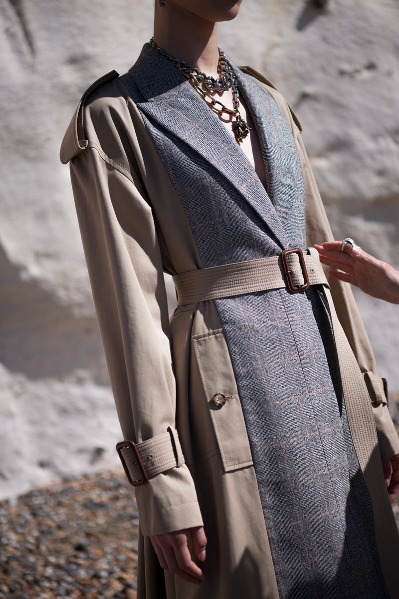 alexander mcqueen spring summer womenswear pre collection lookbook coat outerwear necklace