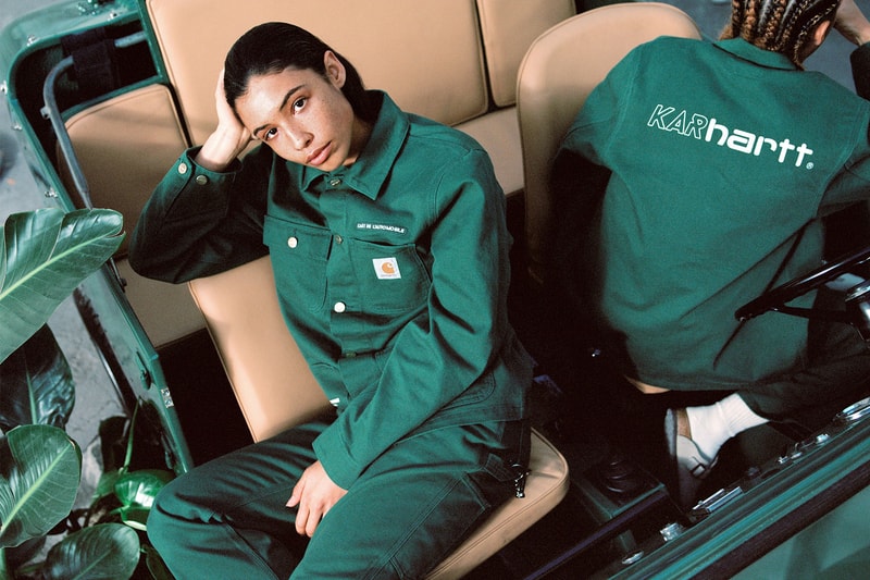 carhartt wip karhartt lart de lautomobile car collaboration collection jacket michigan coat