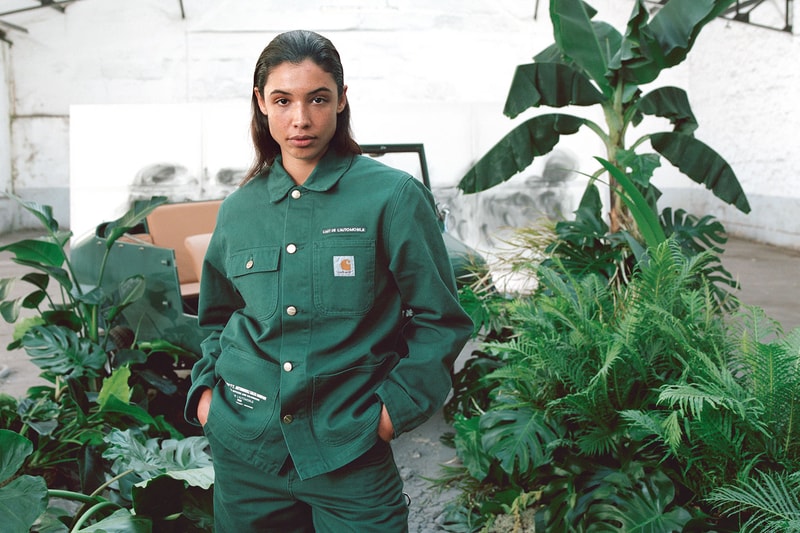 carhartt wip karhartt lart de lautomobile car collaboration collection michigan coat green