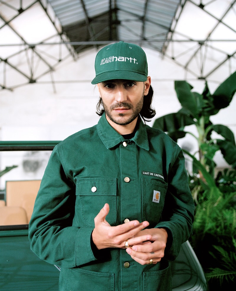 carhartt wip karhartt lart de lautomobile car collaboration collection logo cap coat michigan