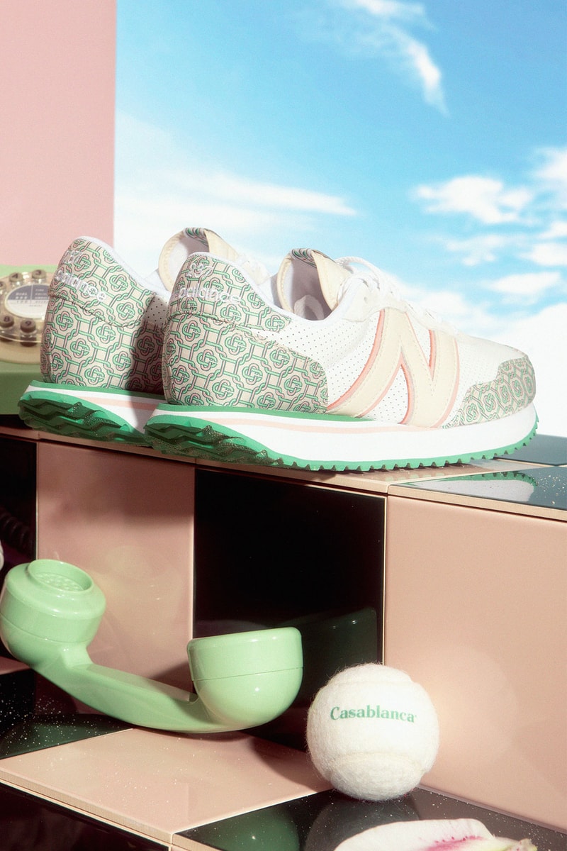 casablanca new balance nb 237 sneakers collaboration