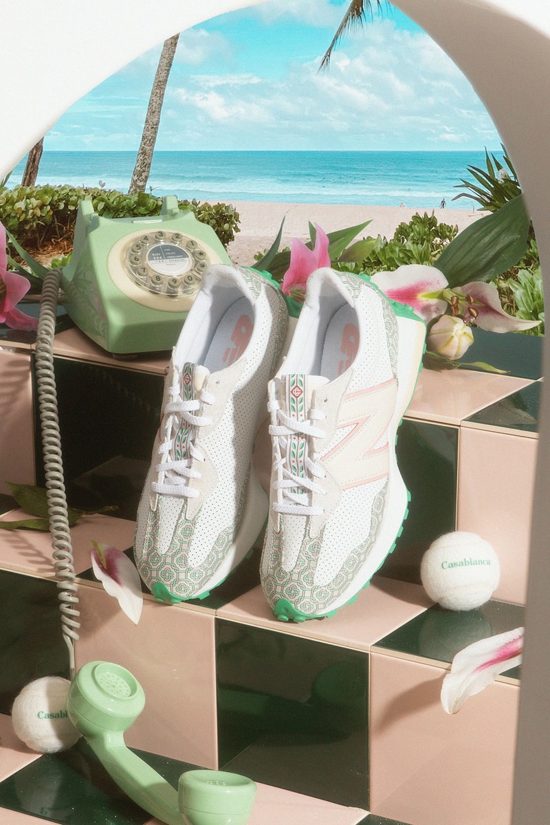 casablanca new balance sneakers collaboration nb 327