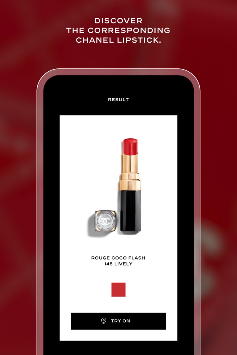 chanel lipscanner try on app lipstick ai ar technology download apple iphone store