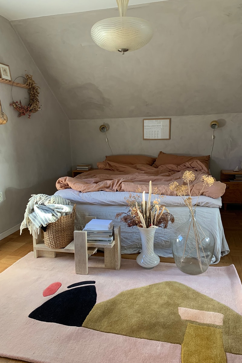 Cold Picnic Rugs Hand Tufted Rug The Goldfish Collection A village under water Ponyo Studio Ghibli Katarina Matsson ettrumtill Home Decor Homeware Interior design bedroom