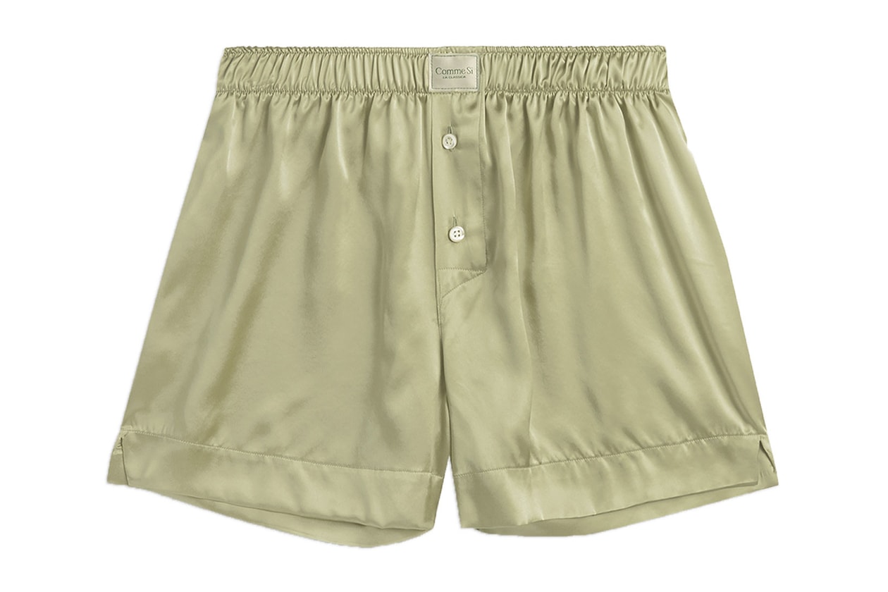 comme the great indoors collection silk boxers briefs shorts socks cashmere loungewear