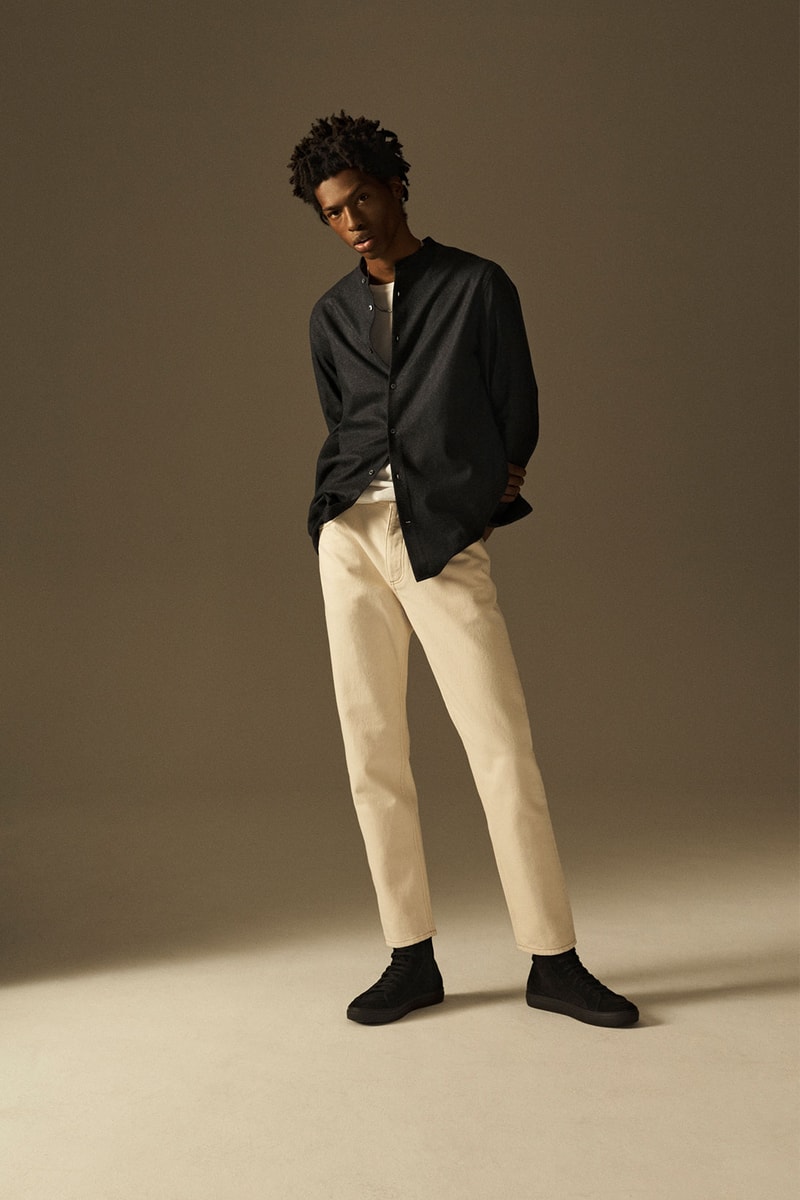 cos spring summer 2021 ss21 sustainable denim collection jeans sora choi shirt tee