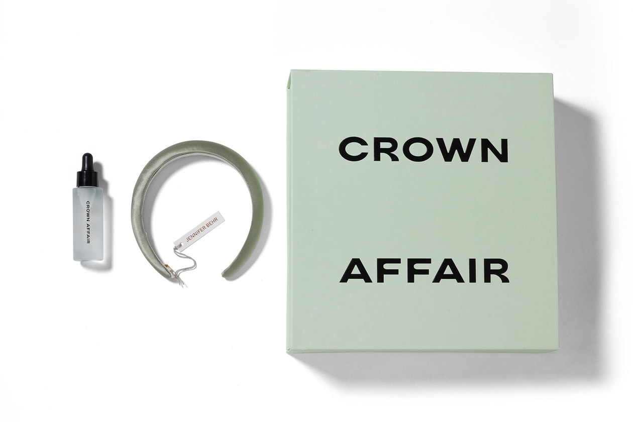 jennifer behr crown affair silk headband haircare oil set collaboration accessories