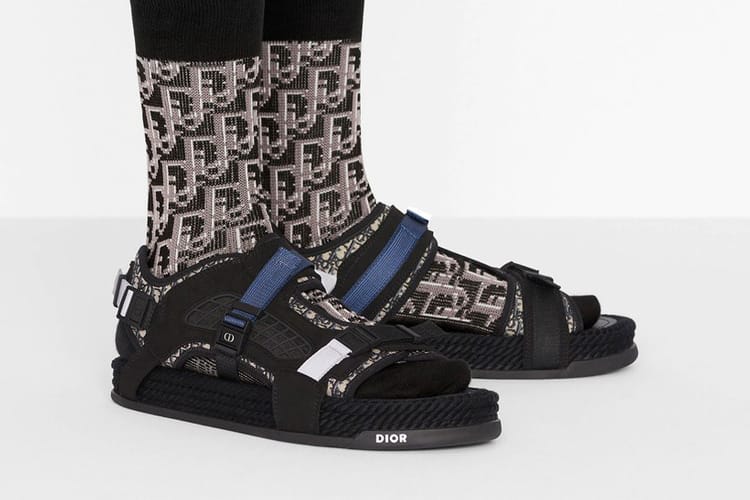 Dior Releases Its SS21 Atlas Sandals in "Beige/Black"