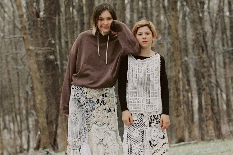 Eckhaus Latta's SS21 Campaign Features Cozy Knitwear and Hand-Sewn Dresses