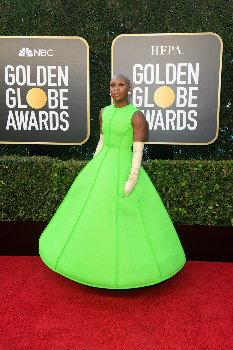 golden globes red carpet best dressed celebrities cynthia erivo valentino
