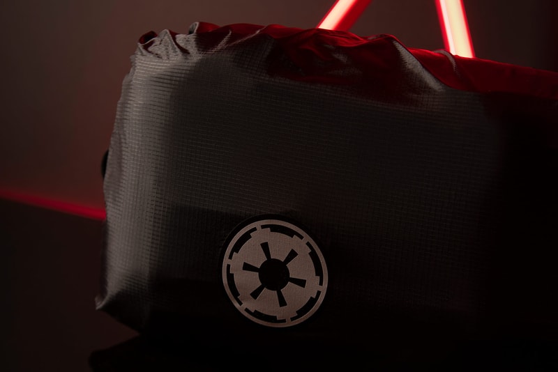 herschel supply co star wars collaboration duffle bag black red