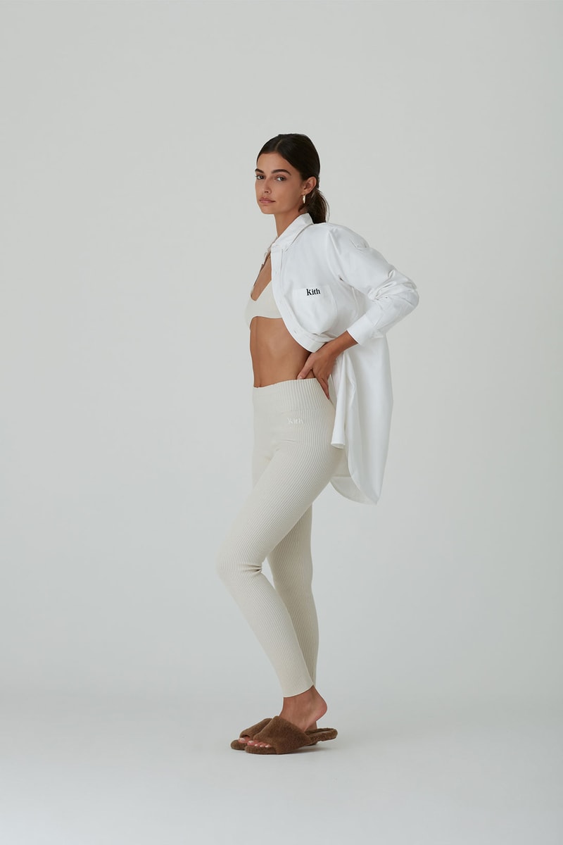 kith women spring 2021 collection shirt bra top leggings pants