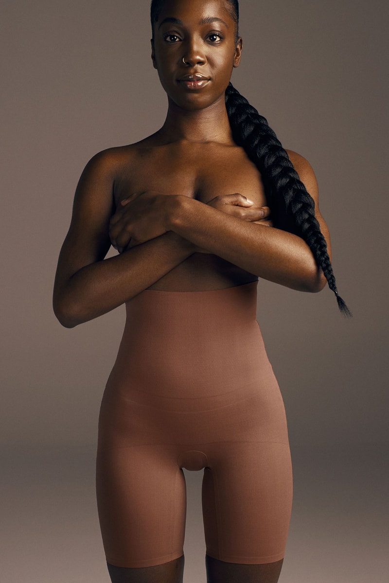 knix love your shapewear underwear campaign nude shorts hair braid