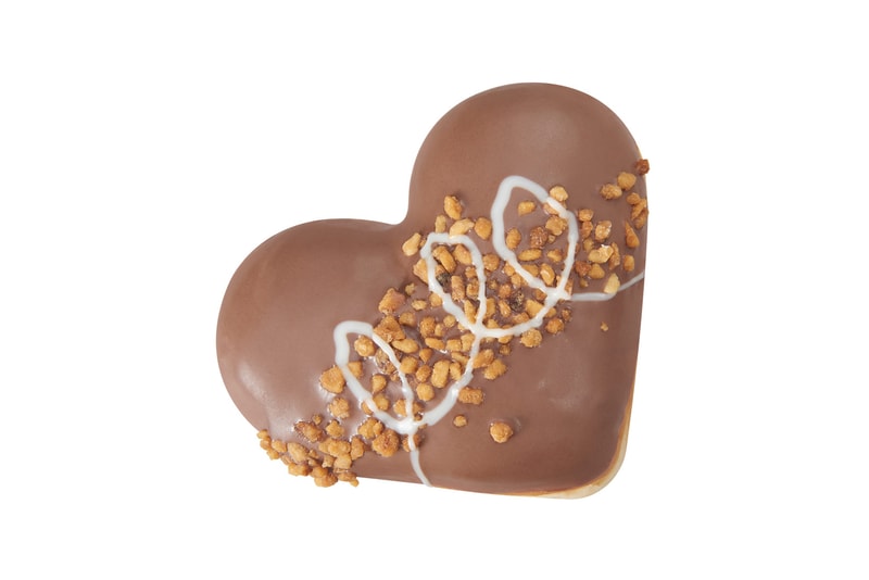 krispy kreme world nutella day donuts nutty chocolatta heart dessert