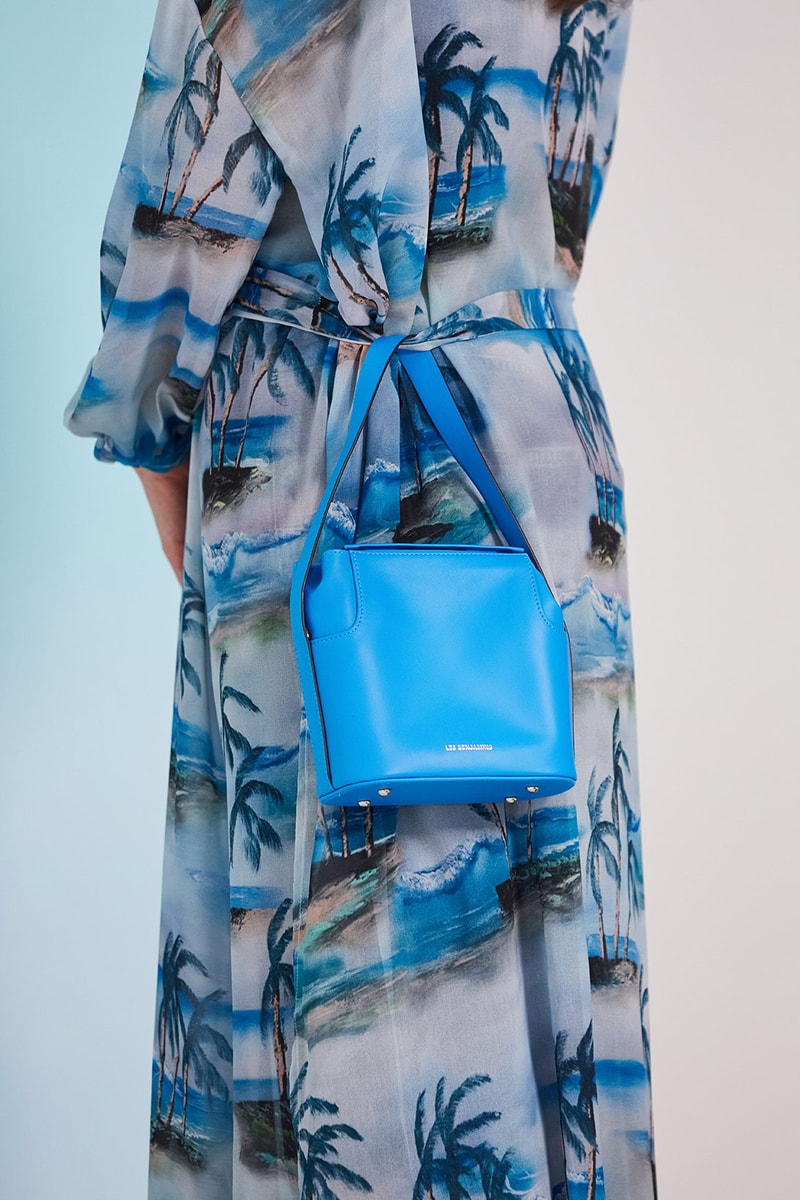 les benjamins silk road services spring summer collection campaign handbag dress