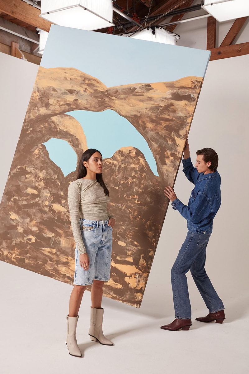 les benjamins silk road services spring summer collection campaign skirt pants jacket outerwear top