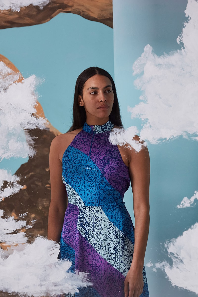 les benjamins silk road services spring summer collection campaign dress