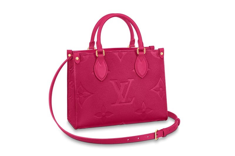 pink louis vuitton on the go