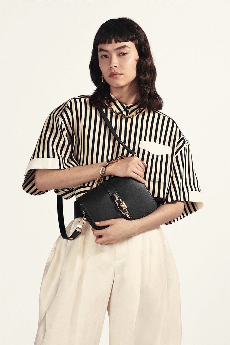 louis vuitton rendez vous designer handbag spring summer collection black gold chain