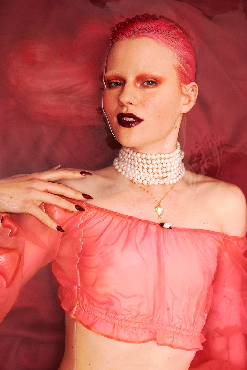 Maria Nilsdotter Mad Love Jewelry Collection Campaign Arvida Byström Rings Necklaces Earrings Bracelets 