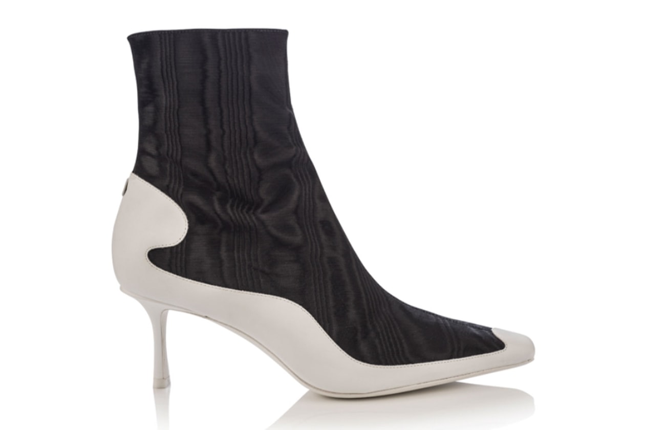 marine serre jimmy choo shoes collaboration sock heels boots release where to buy
