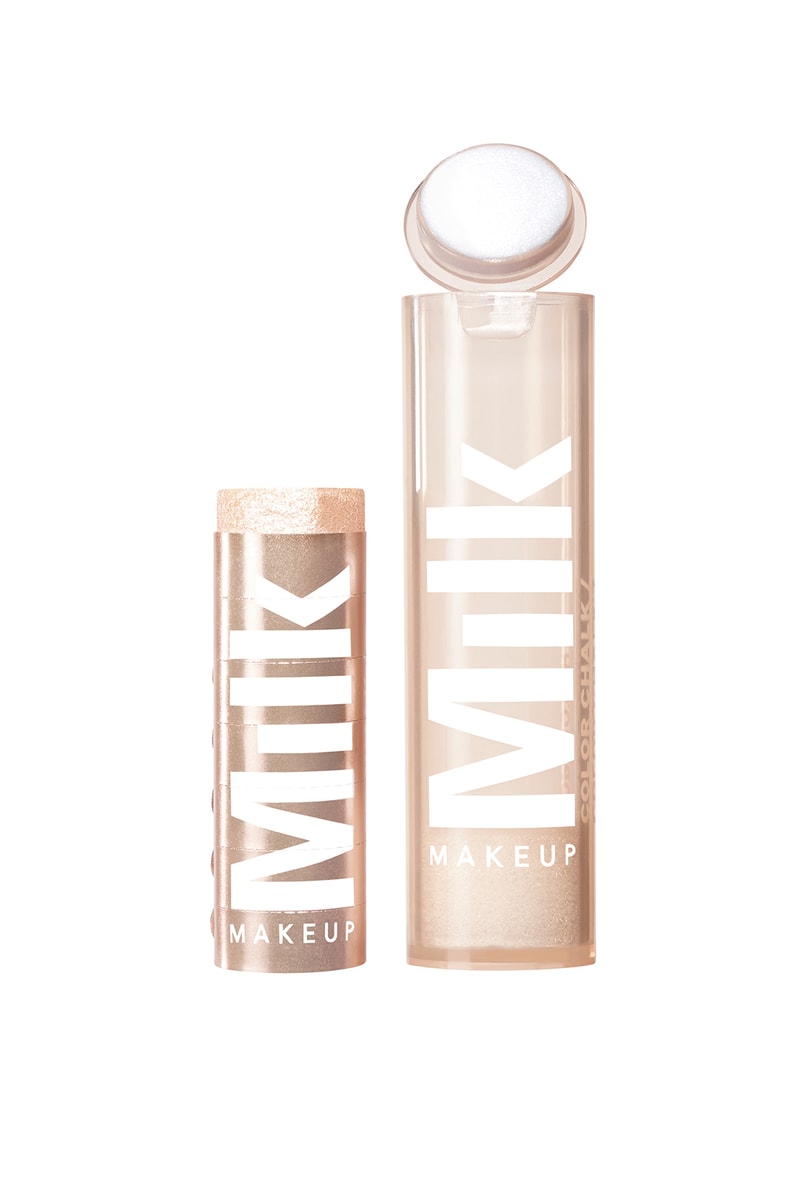 milk makeup chalk color eyeshadow hopscotch champagne
