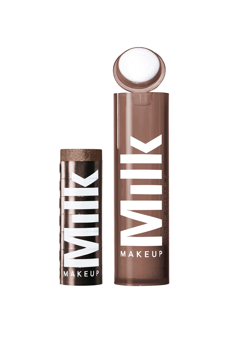 milk makeup chalk color eyeshadow double dutch brown