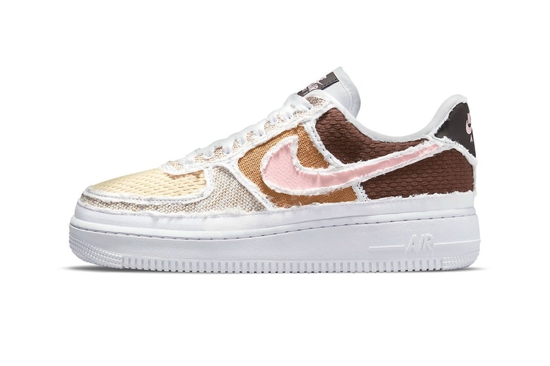Nike Air Force 1 "Reveal" DIY Sneaker Release Footwear Trainer Upper Hidden Colors Layers