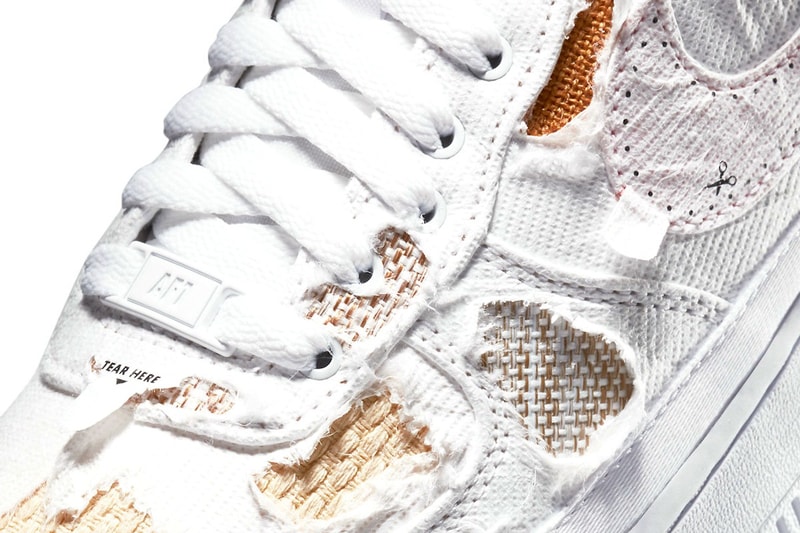 Nike Air Force 1 "Reveal" DIY Sneaker Release Footwear Trainer Upper Hidden Colors Layers