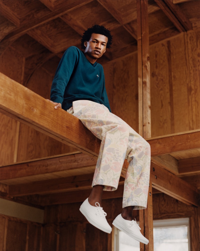 noah clothing ny spring summer 2021 collection campaign sweater pants trousers