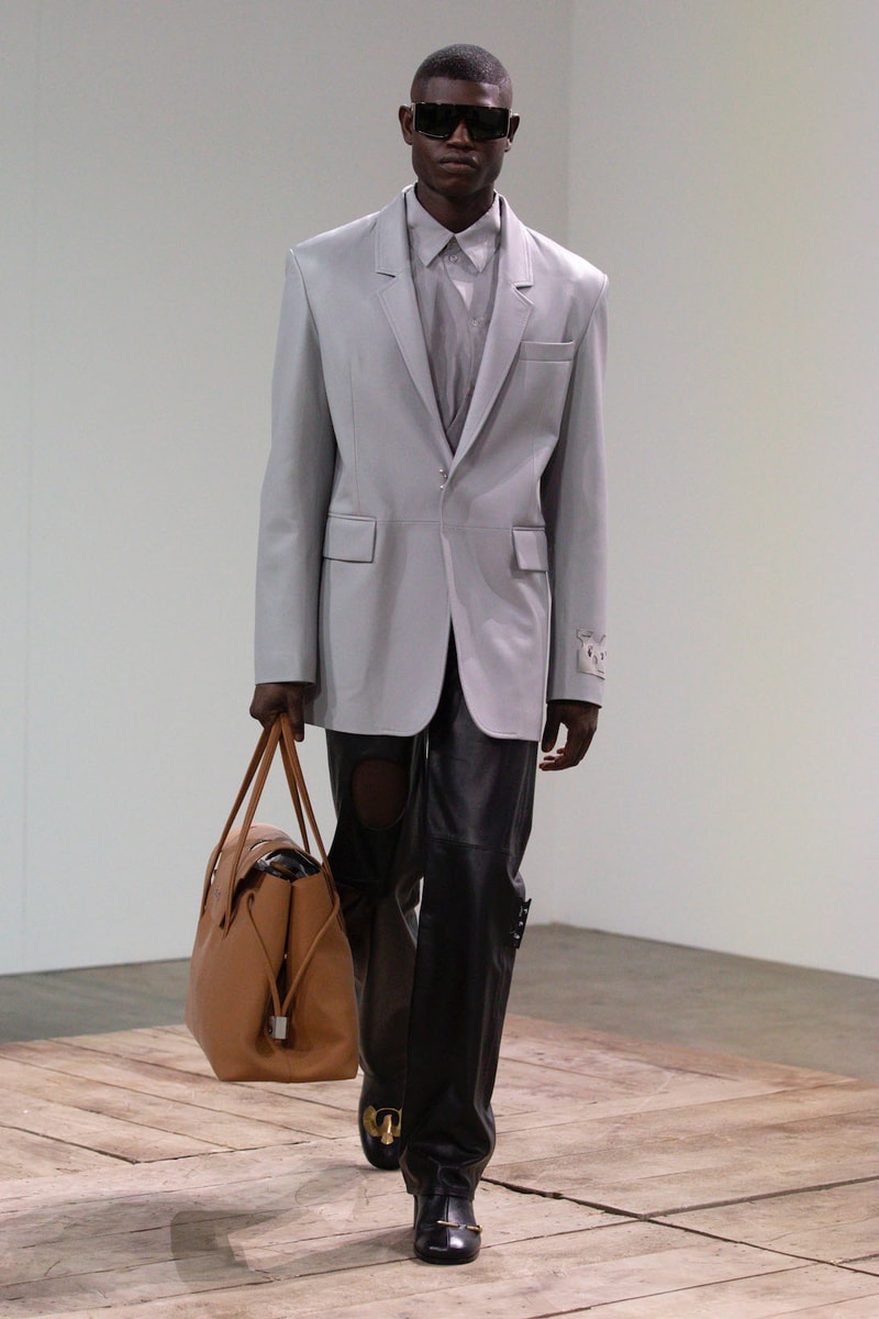 off white virgil abloh spring summer adam is eve collection imaginary tv digital runway show blazer jacket outerwear shirt pants shoes bag shades