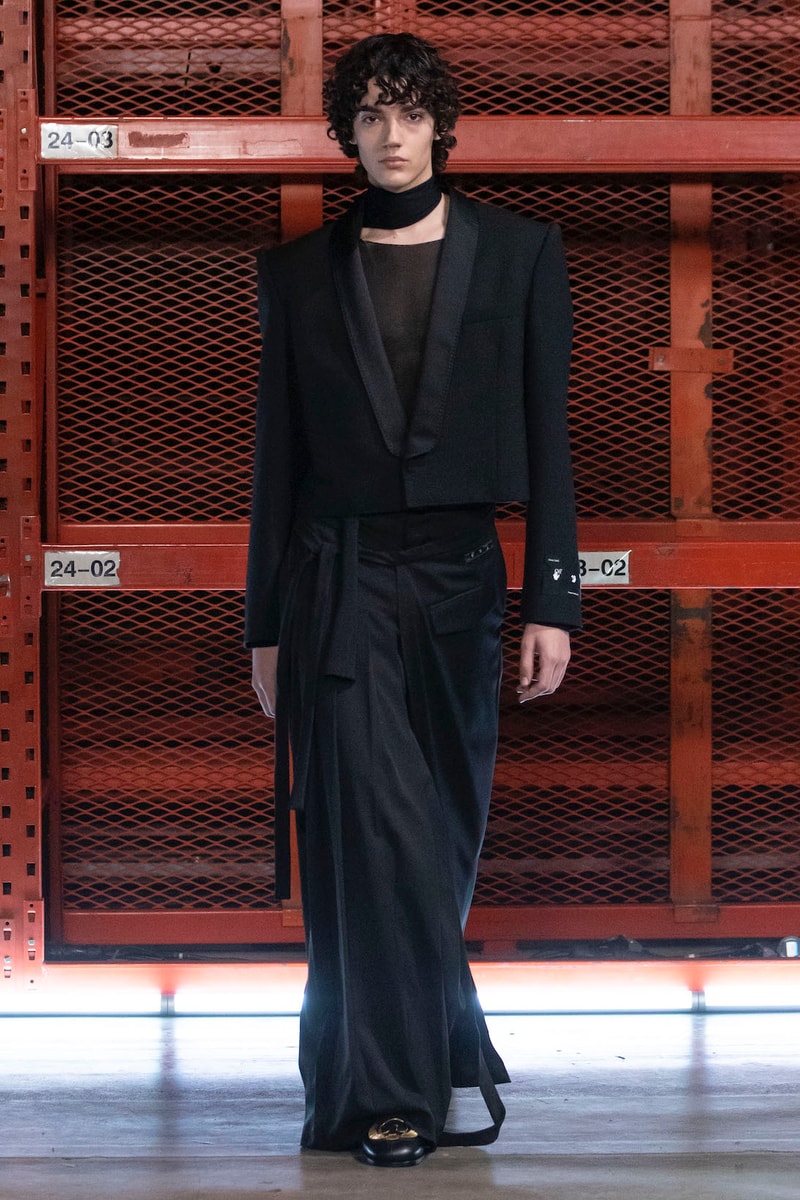 off white virgil abloh spring summer adam is eve collection imaginary tv digital runway show blazer jacket shirt