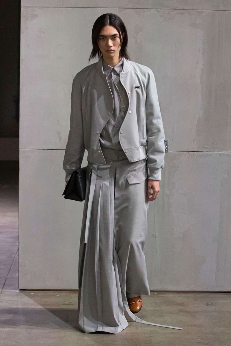 off white virgil abloh spring summer adam is eve collection imaginary tv digital runway show jacket outerwear pants bag